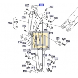 RC41166900_podkladka_kubota_u56_ramie 0,5 mm