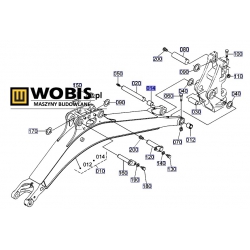 Tuleja KUBOTA KX018 KX019 RB23766580 boom