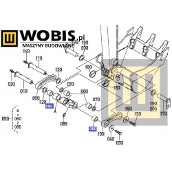 Tuleja sworznia Kubota RG13866780 kx018 kx019