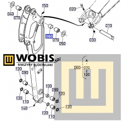 Tuleja dystansowa KUBOTA RG24866630 kx027