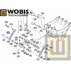 Łącznik KUBOTA RC78866732 kx 037 lyzka