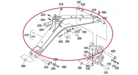 KUBOTA KX 037-4 boom