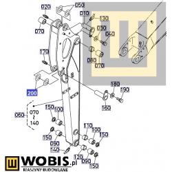 Podkładka KUBOTA 6876166860 1,0 mm