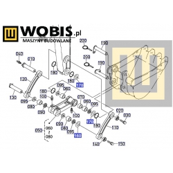 Podkładka KUBOTA RC41166922 kx042 lyzka 0,5 mm