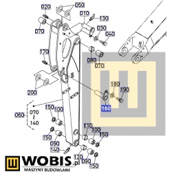 Sworzeń KUBOTA RD15867680