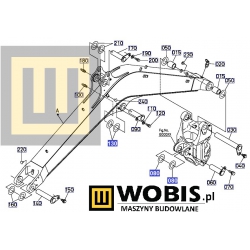 Podkładka KUBOTA 6928466640 kubota_kx057 1,0 mm