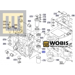 Sworzeń KUBOTA RD45166470 kx057 konik