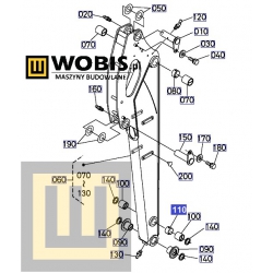 RD45166650_tuleja_dystansowa_kubota_kx057_ramie