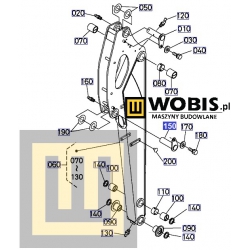 Sworzeń KUBOTA RD45167652 sworzen_kubota_kx057_ramie