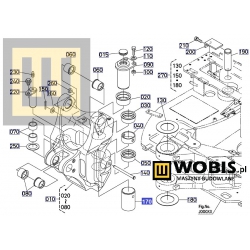 Sworzeń KUBOTA RD55166460 kx057