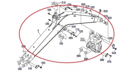 KUBOTA KX 057-4 boom