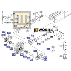 RD83921300_napinacz_kompletny_RD80921300_model_minikoparki_kolo_pasowe_zestaw_kubota_kx080