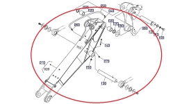 KUBOTA KX 080-4 boom łamany 