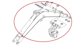 KUBOTA KX 080-4 boom