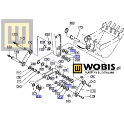 RG51667380_podkładka_kubota_kx101_lyzka podkładka regulująca 0,5 mm