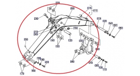 KUBOTA KX 121-3 boom