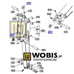 6805166330_podkladka_1,0_kubota_kx_41_ramie