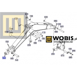 6948167720_podkladka_kubota_u27_boom 1,0 mm