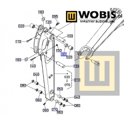 RG24866630_tuleja_kubota_u27_ramie_tuleja dystansowa