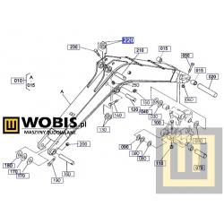 RG51166370_podkladka_kubota_u35_boom 0,5 mm