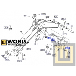 RG51166900_podkladka_kubota_u35_boom 0,5 mm