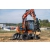 kubota-kw115-koparka-kolowa-widok-przednia-czesc-maszyny-koparki-chwytak-ramie-zlamane-dwu-czesciowe