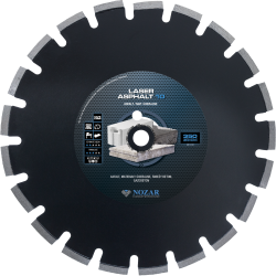Tarcza diamentowa Nozar Laser Do Asfaltu / 350x25,4 mm / 38x3,2x10 mm / 21 segmentowa (PL6700586)