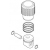 01508330-HATZ-Cyliner-wobis-zabrze-1d81 Cylinder kompletny HATZ 1 D 81 EPA4 (TŁOK, PIERŚĆ., SWORZEŃ, CYLINDER)