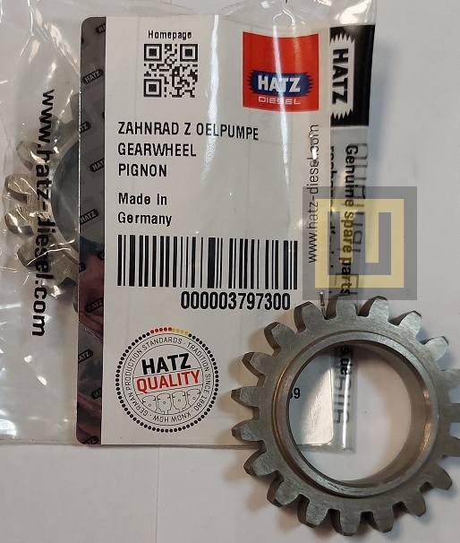 Koło zębate pompy olejowej HATZ 1D30-81 7,50mm 03797300