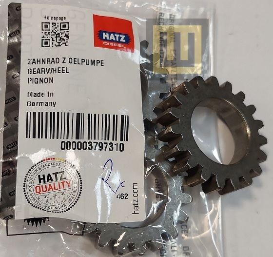 Koło zębate pompy olejowej HATZ 1D30-81 9,50mm 03797310