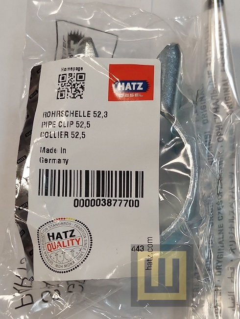 Obejma kolanka wydechowego HATZ 1D60-81 oraz L.. 03877700