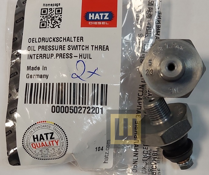 Czujnik ciśnienia oleju Hatz 0,8-1,2 NC 50272201