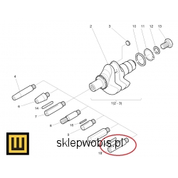 Końcówka wału HATZ 1B 20-30 22,2mm Numer katalogowy: 01349102