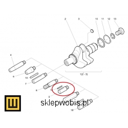 Końcówka wału HATZ 1B 30 25mm Numer katalogowy: 01580602