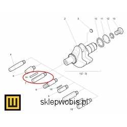 Końcówka wału HATZ 1B 30 25,4mm Numer katalogowy: 01580704