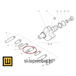 Końcówka wału HATZ 1B 30 25,4mm Numer katalogowy: 01580805