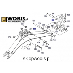 Podkładka KUBOTA 6973866340 kx018 kx019 boom 1,0 mm