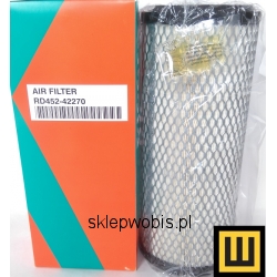 Filtr powietrza KUBOTA KX057-4, U48-4, U55-4 zewnętrzny_RD45242270_RD452-42270