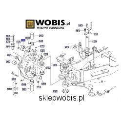 Tuleja sworznia KUBOTA KX016 - KX018 - KX019  Numer katalogowy: RG13866590